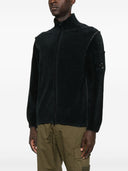 C.P. Company Cotton Adn Chenille Double Faced Cardigan