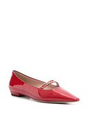 E 'clat ballets de cuero de patente