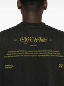 Av vit suddig Bacchus Cotton T -shirt