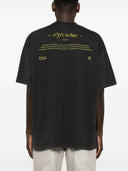 Av vit suddig Bacchus Cotton T -shirt