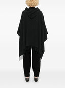 Emporio Armani Capsule Fringed Wool Cape