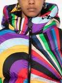 Giacca in nylon stampata