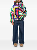 Giacca in nylon stampata