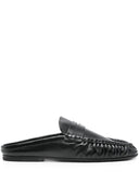 Saint Laurent Peg Leather Loafers