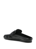 Saint Laurent Peg Leather Loafers