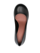 Amina Muaddi Isir Leather Pumps
