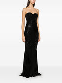 Norma Kamali Shirred Maxi Dress