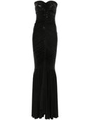 Norma Kamali Shirred Maxi Dress