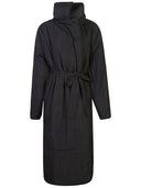 Norma Kamali Belted Long Coat