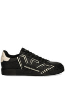 Emporio Armani Logo Leather Sneakers