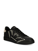 Emporio Armani Logo Leather Sneakers