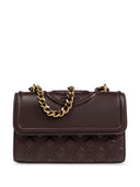 Tory Burch Fleming Bolso de hombro de cuero pequeño