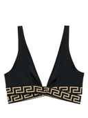 Versace Greca Triangle Bikini Top