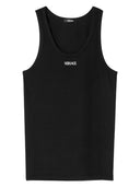Versace Logo Cotton Tank Top