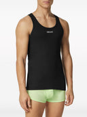 Versace Logo Cotton Tank Top