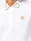 Versace Greca Organic Cotton Polo Shirt