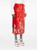 Forte Forte Embroidered Velvet Skirt