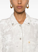 Camisa de terciopelo bordado Forte Forte