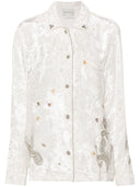 Camisa de terciopelo bordado Forte Forte