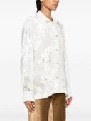 Camisa de terciopelo bordado Forte Forte