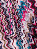 Missoni Wave Motif Fringed Scarf