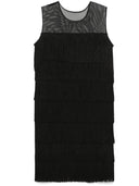Norma Kamali Fringed Mini Dress