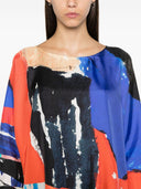 Daniela Gregis Printed Silk Blouse