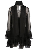 Valentino Chiffon Mini Dress