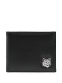 Maison Kitsune' Fox Head Leather Bifold Wallet