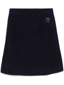 Maison Kitsune 'Fox Head Wool kjol