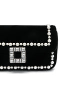 Roger Vivier Jeu De Fille Velvet Clutch