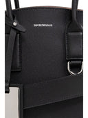 Emporio armani capsule riciclato in pelle medio tote bag