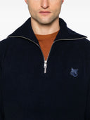 Maison Kitsune' Fox Head Zipped Jumper