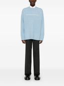 Maglione di lana logo emporio armani