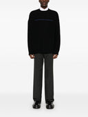 Maglione di lana logo emporio armani