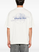 Emporio Armani bedruckte Baumwoll -T -Shirt