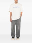 Emporio Armani bedruckte Baumwoll -T -Shirt