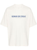 Emporio Armani bedruckte Baumwoll -T -Shirt
