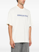 Emporio Armani bedruckte Baumwoll -T -Shirt