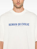 Emporio Armani bedruckte Baumwoll -T -Shirt