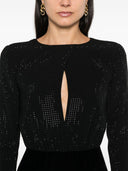 Emporio Armani Velvet Long Dress