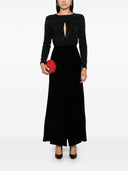Emporio Armani Velvet Long Dress