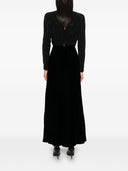 Emporio Armani Velvet Long Dress