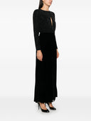 Emporio Armani Velvet Long Dress