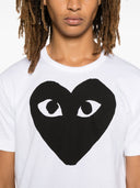 Comme Des Garcons Logo Cotton T Shirt