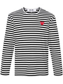 Comme Des Garcons Striped Cotton T Shirt