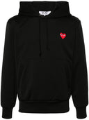 Comme des Garcons logo bomulds hættetrøje