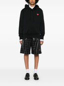 Comme des Garcons logo bomulds hættetrøje
