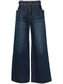 Sacai brede been denim jeans