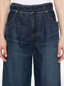 Sacai brede been denim jeans